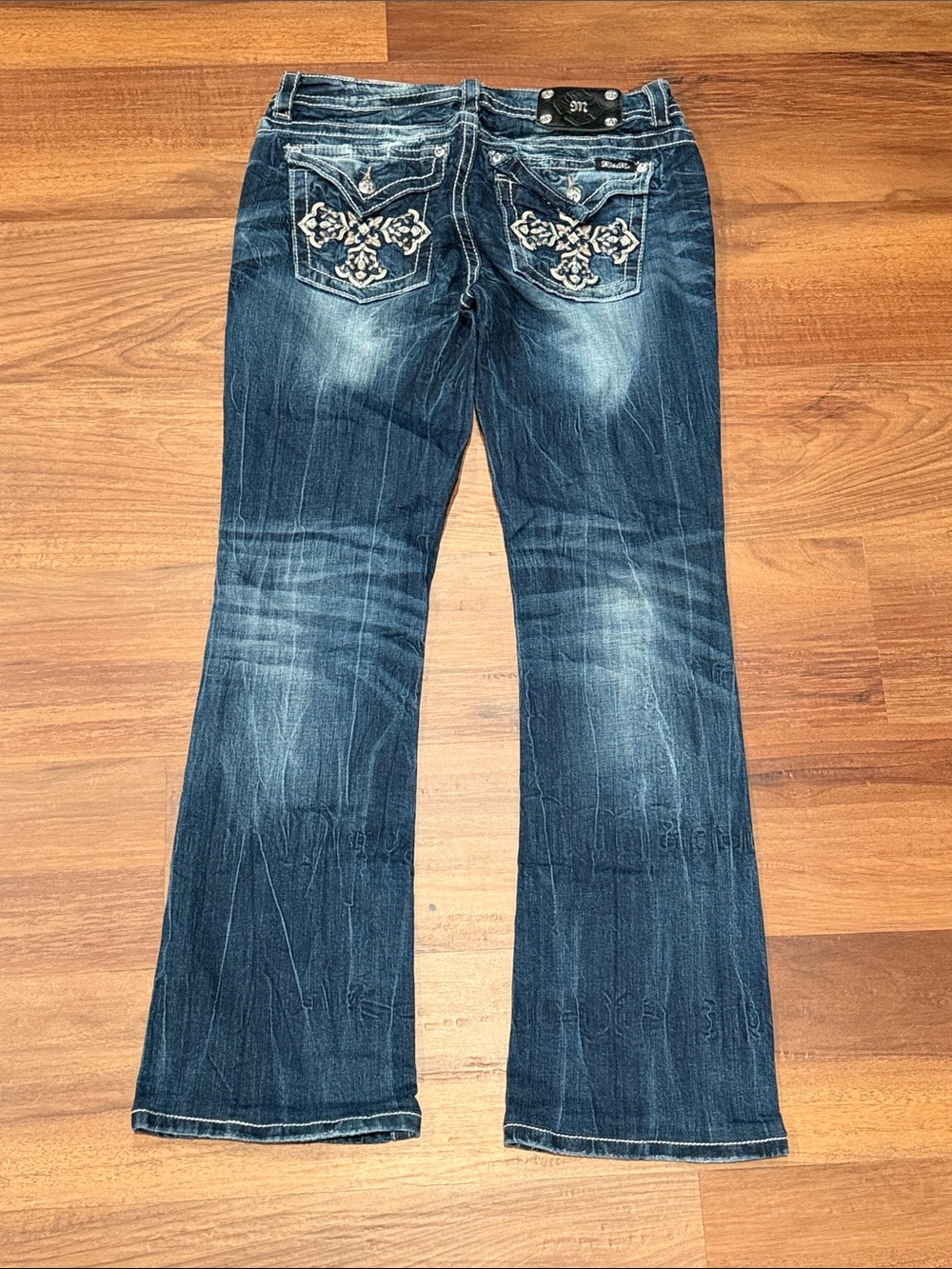 Miss Me Dark Blue Bootcut Jeans 31